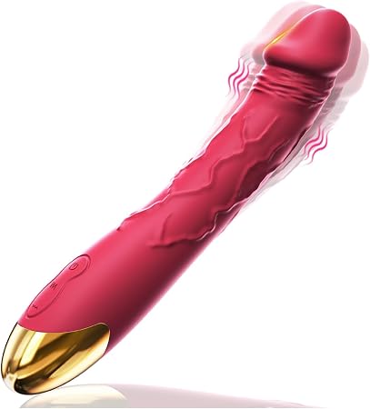 ULTRAMAN Rechargeable Vibrating Dildo – Ribbed & Textured Adult Wellness Toy with Dual-Action Stimulation