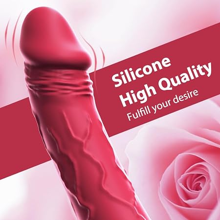 ULTRAMAN Rechargeable Vibrating Dildo – Ribbed & Textured Adult Wellness Toy with Dual-Action Stimulation