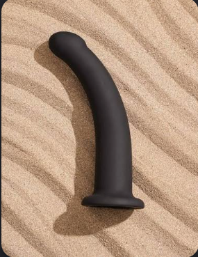 ULTRAMAN Curved Dildo – Ergonomic Silicone Adult Wellness Toy | Premium Black Dildo for Adults